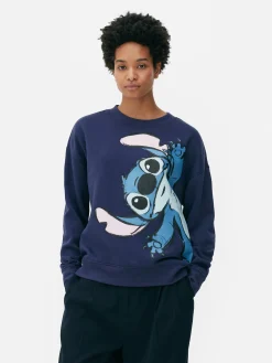Hoodies Und Sweatshirts|Primark Lässiges „Disney Stitch“ Sweatshirt Marineblau