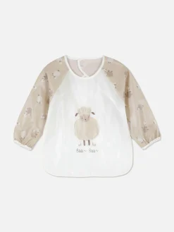 Füttern Und Abstillen|Primark Lätzchen Mit Schafmotiv Elfenbeinfarben