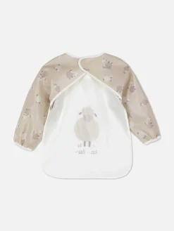 Füttern Und Abstillen|Primark Lätzchen Mit Schafmotiv Elfenbeinfarben