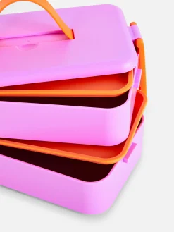 Koch- Und Backutensilien|Primark Lunchbox Mit Zwei Ebenen Rosa