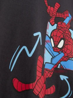 Tops Und T-Shirts|Primark „Marvel Avengers“ Langarmshirt Mit Grafik Anthrazitfarben