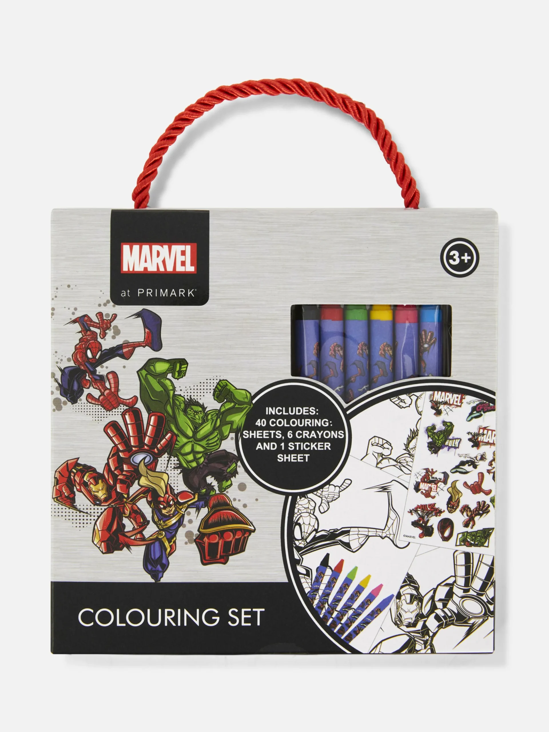 Basteln Und Handarbeiten|Primark „Marvel Avengers“ Malset Zum Mitnehmen Rot