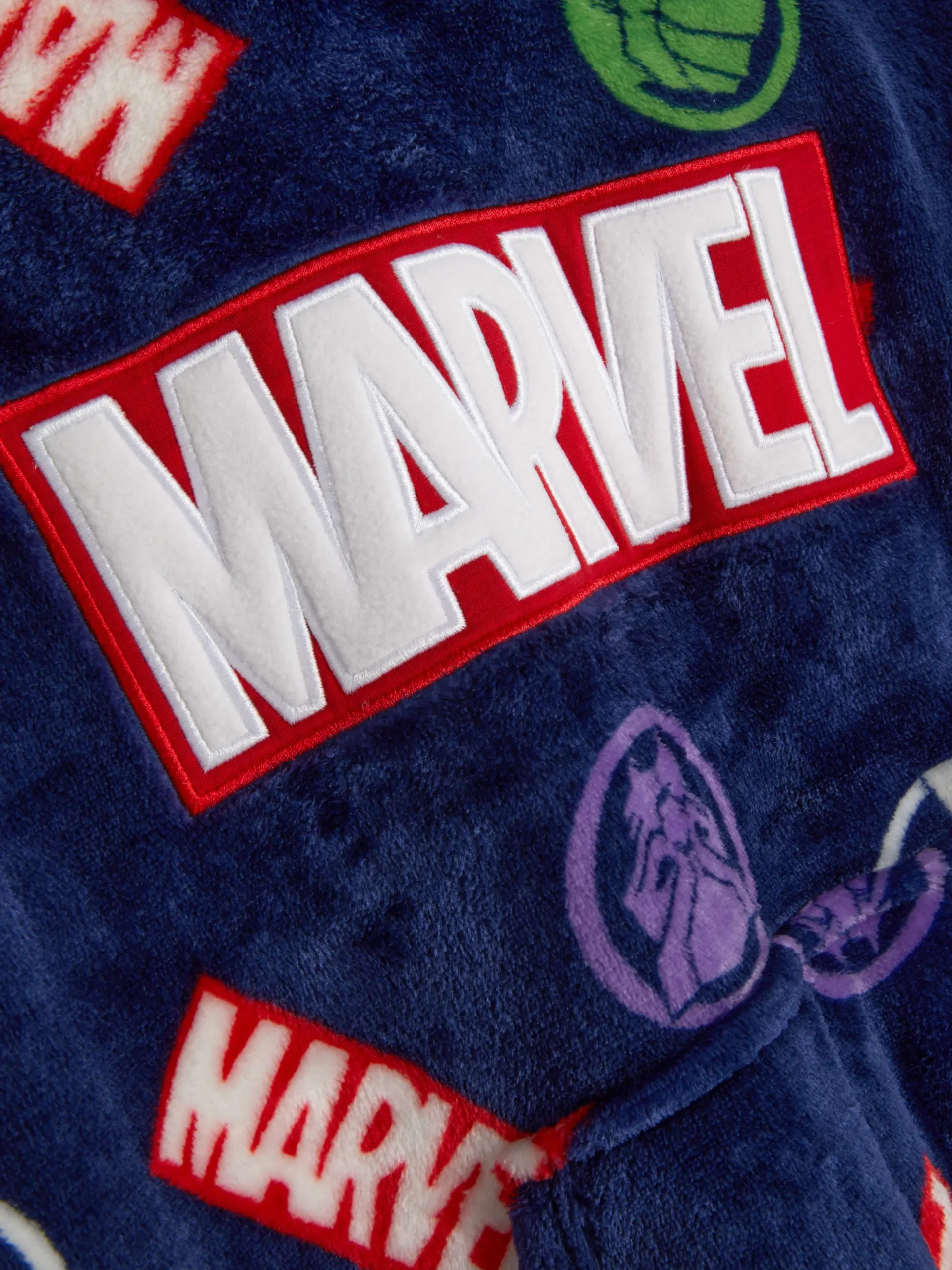 Snuddies Und Einteiler|Primark „Marvel Avengers“ Snuddie Mit Logo Für Kinder Marineblau