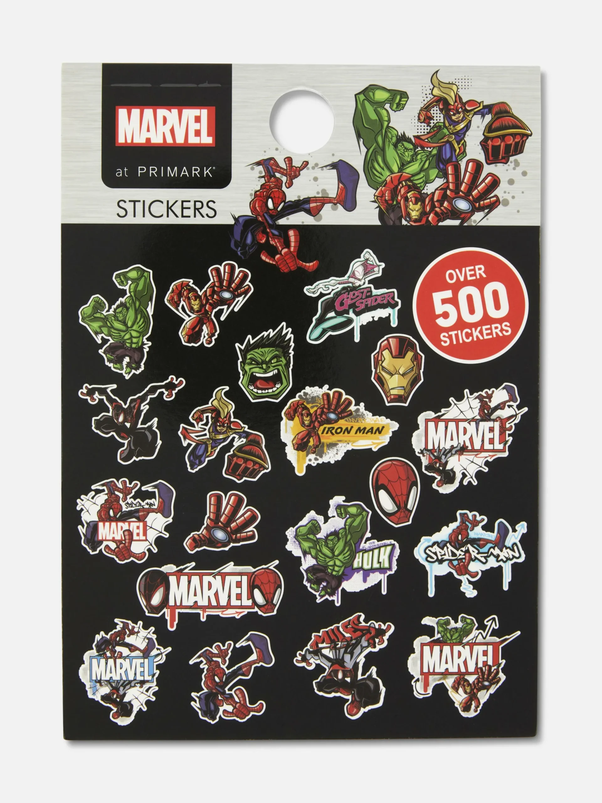 Basteln Und Handarbeiten|Primark „Marvel Avengers“ 500-teiliges Sticker-Set Rot