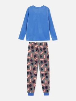 Schlafanzüge Und Nachtwäsche|Primark „Marvel Black Panther“ Schlafanzug Marineblau