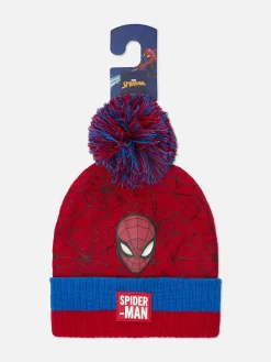 Mützen, Handschuhe Und Schals|Primark „Marvel Spider-Man“ Beanie Mit Pompon Rot