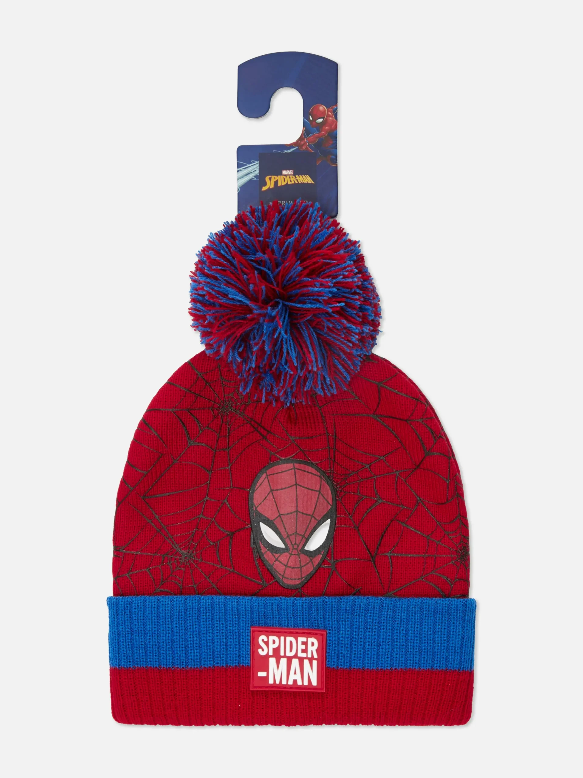 Mützen, Handschuhe Und Schals|Primark „Marvel Spider-Man“ Beanie Mit Pompon Rot