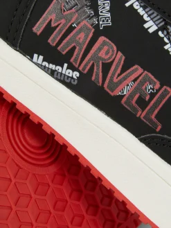 Sneakers|Primark „Marvel Spider-Man Miles Morales“ Low-Top-Sneaker Schwarz