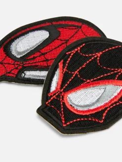 Basteln Und Handarbeiten|Primark „Marvel Spider-Man“ Patches Zum Aufkleben Rot