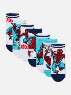 Unterwäsche|Primark „Marvel Spider-Man“ Socken, 7er-Pack Weiß