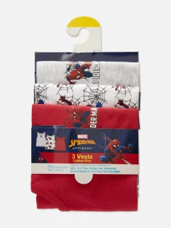 Unterwäsche|Primark „Marvel Spider-Man“ Unterhemdchen, 3er-Pack Multi