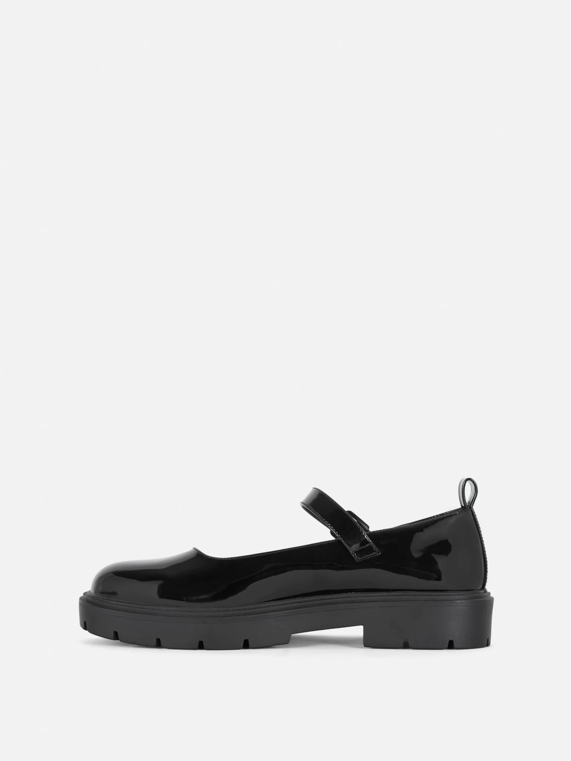 Flache Schuhe|Primark Mary Janes Mit Dicker Sohle Schwarz