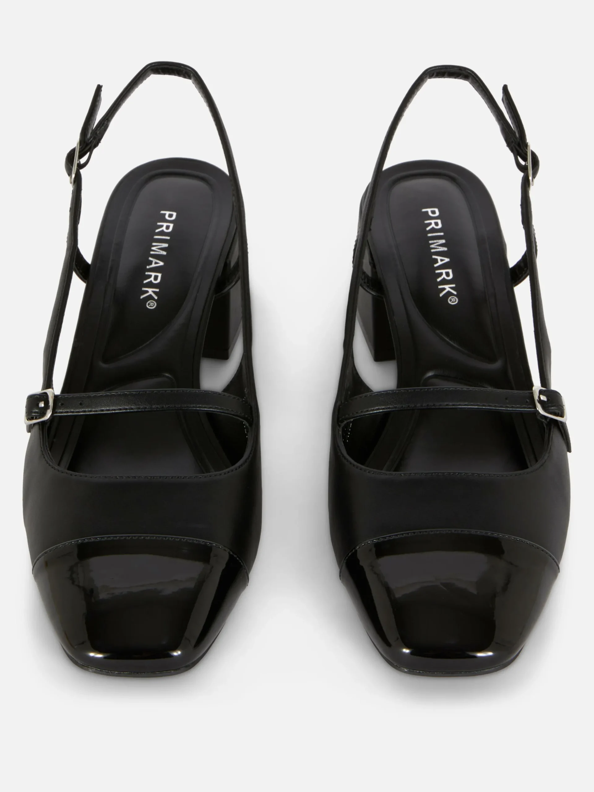 Heels|Primark Mary-Jane-Slingbacks Mit Blockabsatz Schwarz