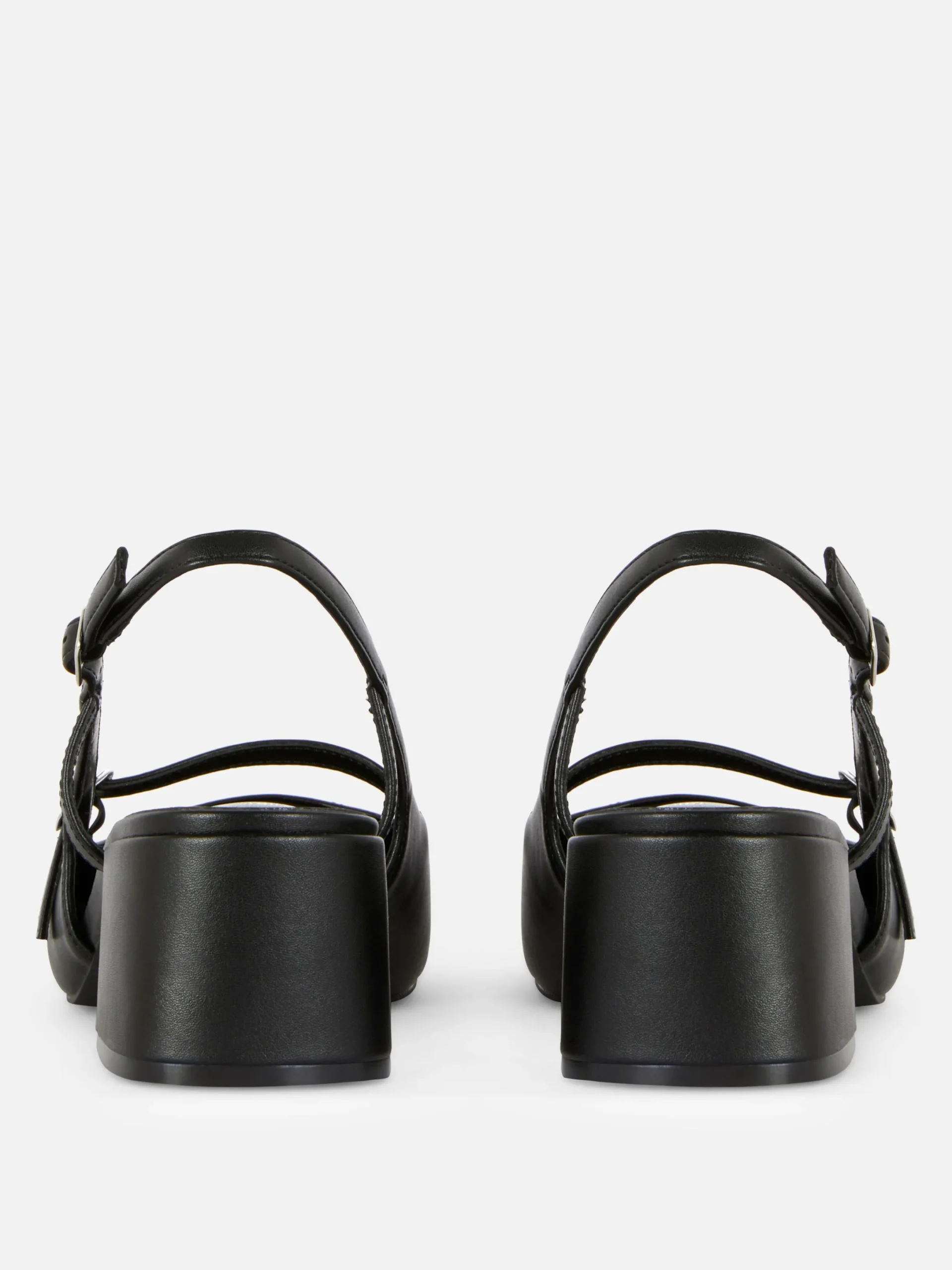 Heels|Primark Mary-Jane-Slingbacks Mit Blockabsatz Schwarz