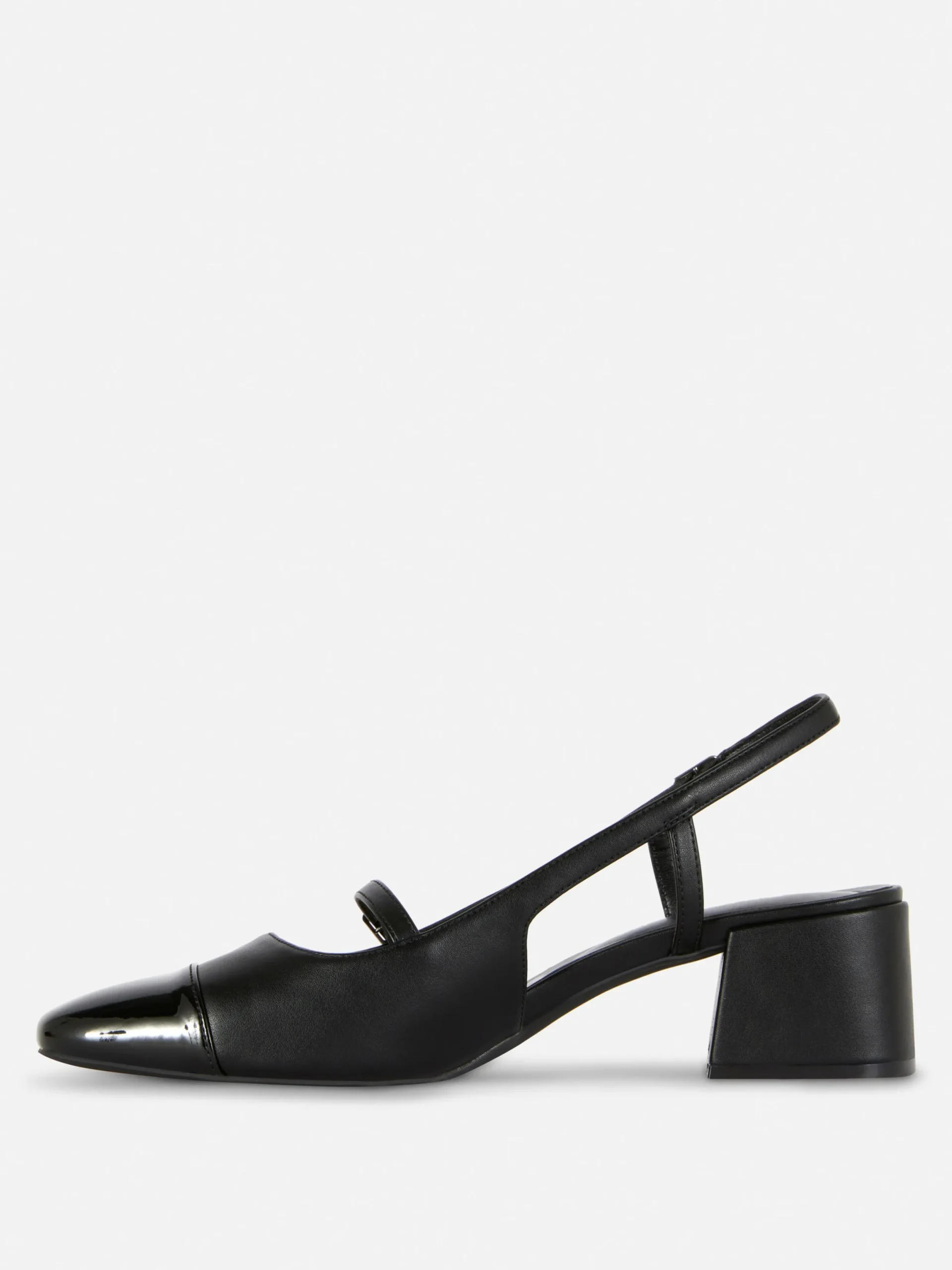 Heels|Primark Mary-Jane-Slingbacks Mit Blockabsatz Schwarz