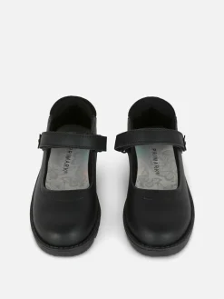 Flache Schuhe|Primark Matte Mary Janes Für Die Schule Schwarz