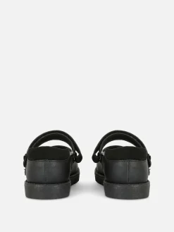 Flache Schuhe|Primark Matte Mary Janes Für Die Schule Schwarz