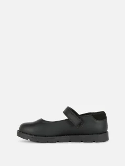 Flache Schuhe|Primark Matte Mary Janes Für Die Schule Schwarz