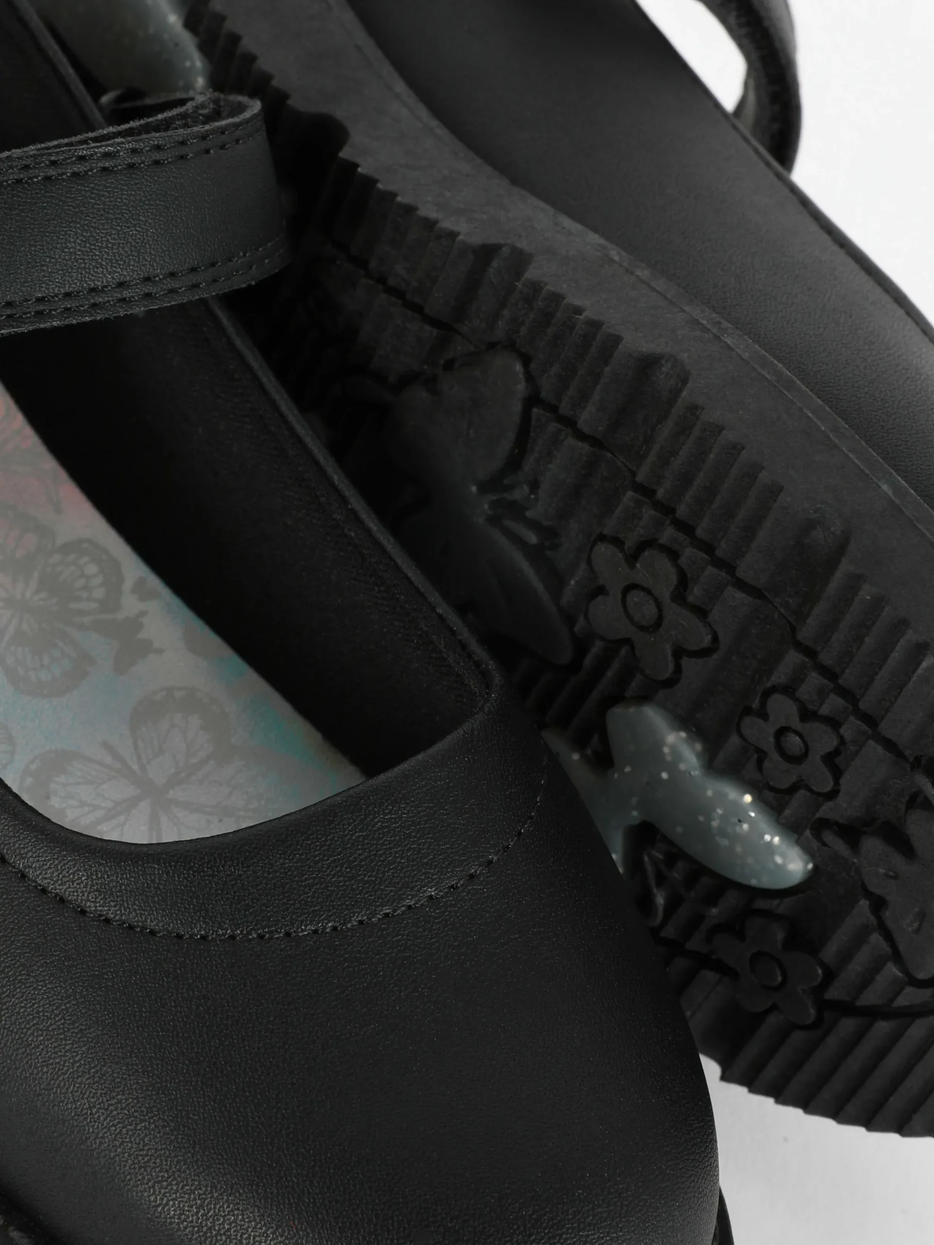 Flache Schuhe|Primark Matte Mary Janes Für Die Schule Schwarz