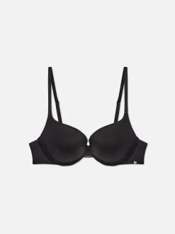 Bhs|Primark Maximierender T-Shirt-BH Mit Tiefem Dekolleté Schwarz