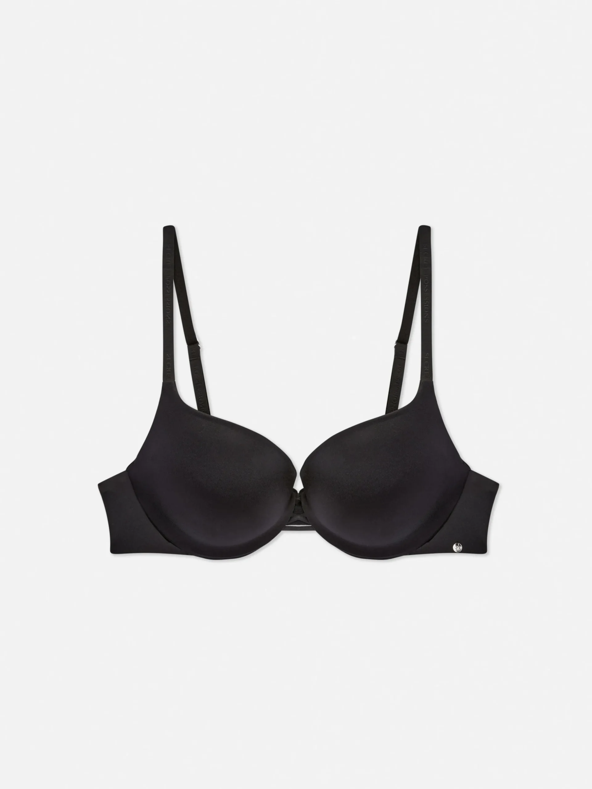 Bhs|Primark Maximierender T-Shirt-BH Mit Tiefem Dekolleté Schwarz