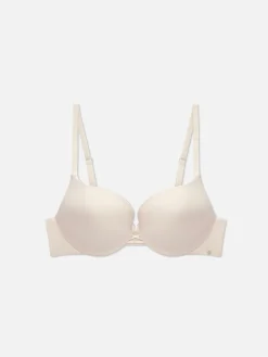 Bhs|Primark Maximierender T-Shirt-BH Mit Tiefem Dekolleté Austerfarben
