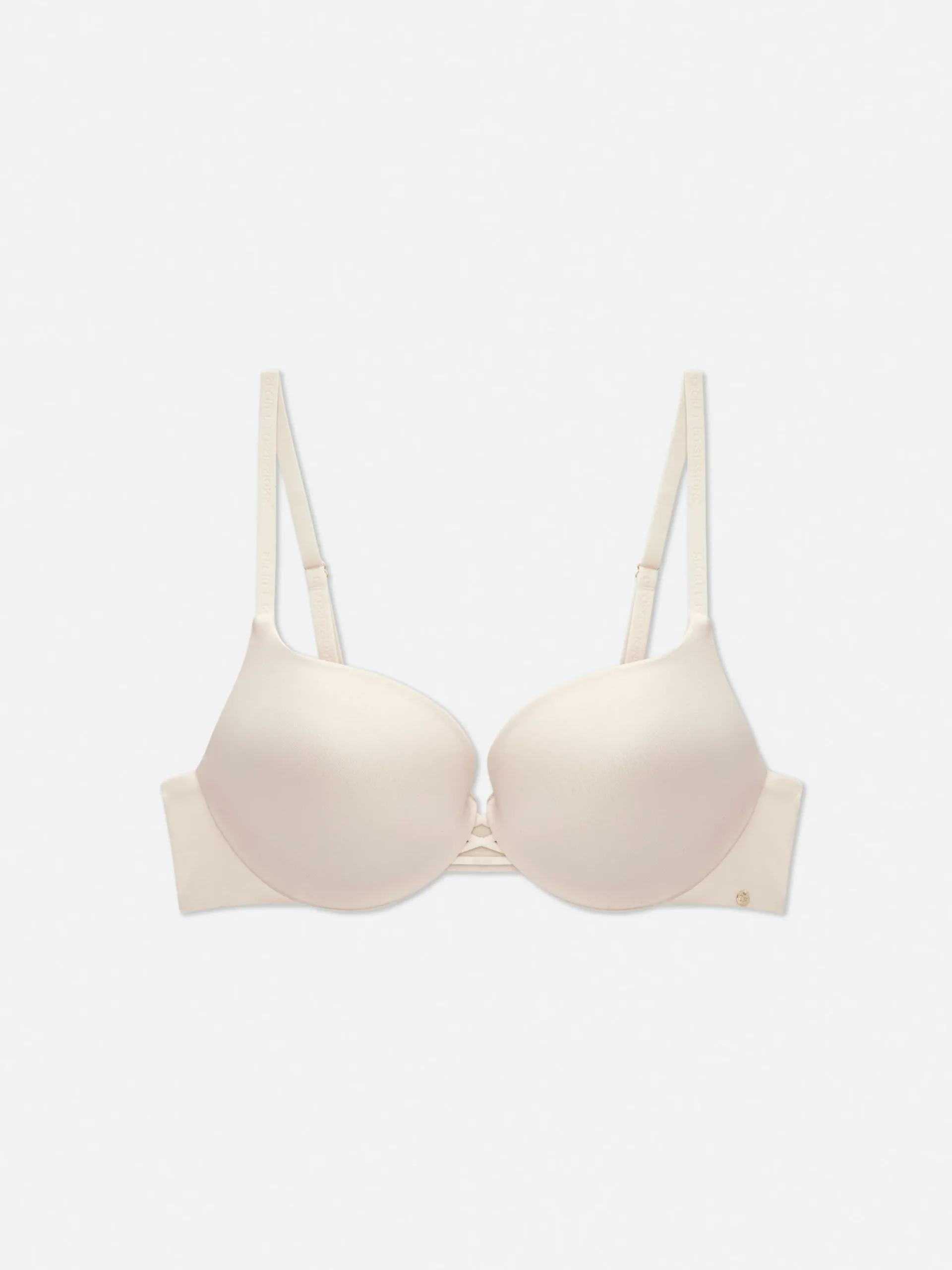 Bhs|Primark Maximierender T-Shirt-BH Mit Tiefem Dekolleté Austerfarben