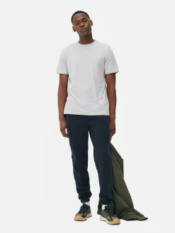 Tops Und T-Shirts|Primark Meliertes Regular-Fit-T-Shirt Grau meliert