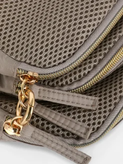 Reiseaccessoires|Primark Mesh-Verpackungswürfel, 3er-Pack Beige