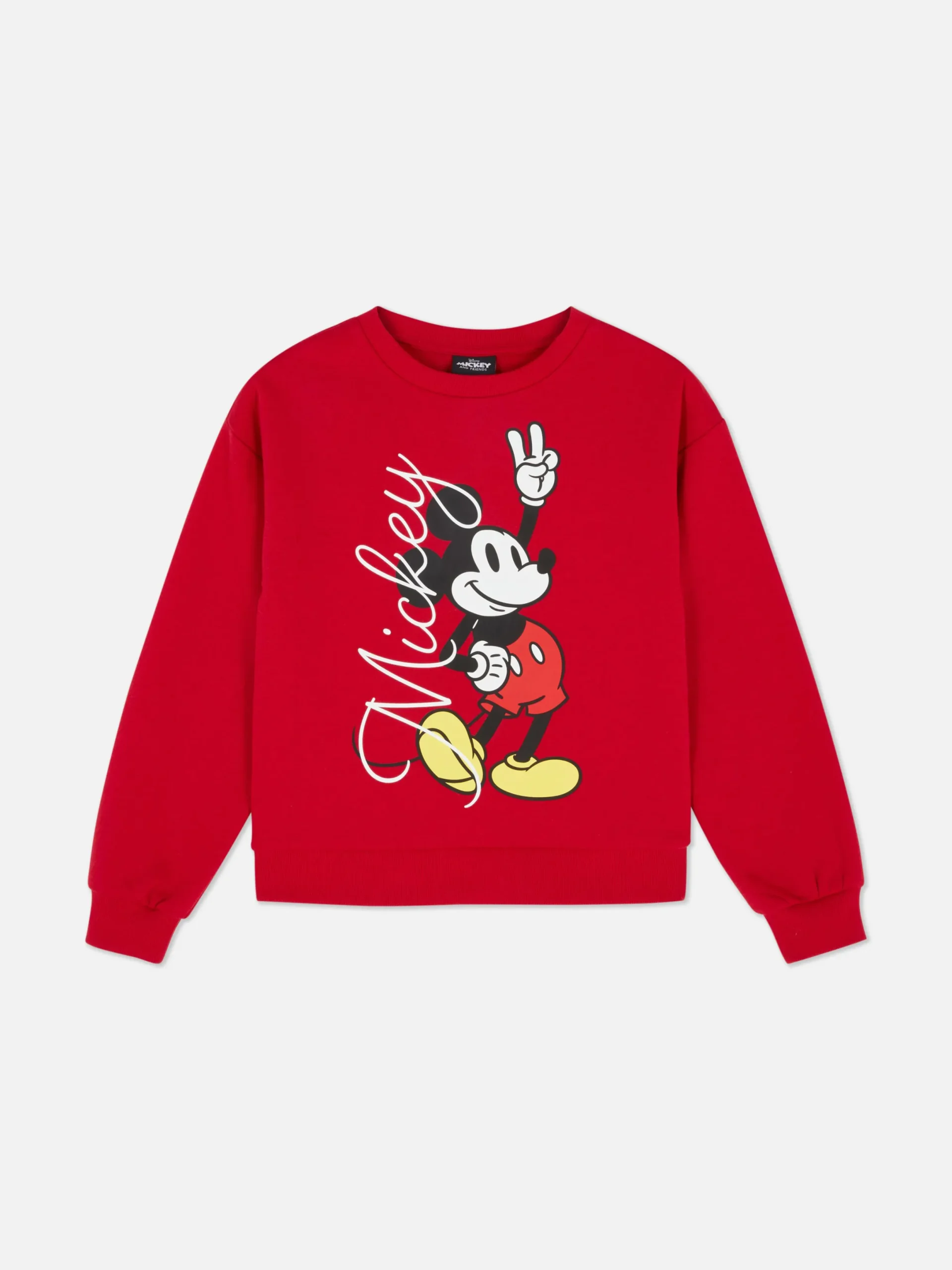 Hoodies Und Sweatshirts|Primark „Micky Maus“ Sweatshirt Rot