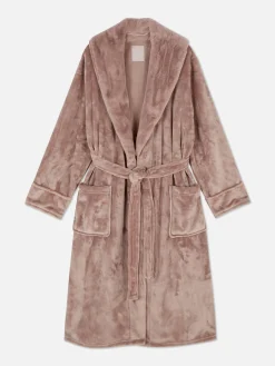 Bademäntel|Primark Midi-Bademantel Aus Plüsch Rosa