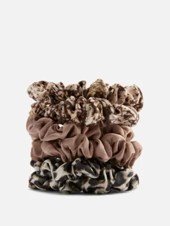 Haarschmuck|Primark Mikro-Haargummis Mit Animalprint, 6er-Pack Braun