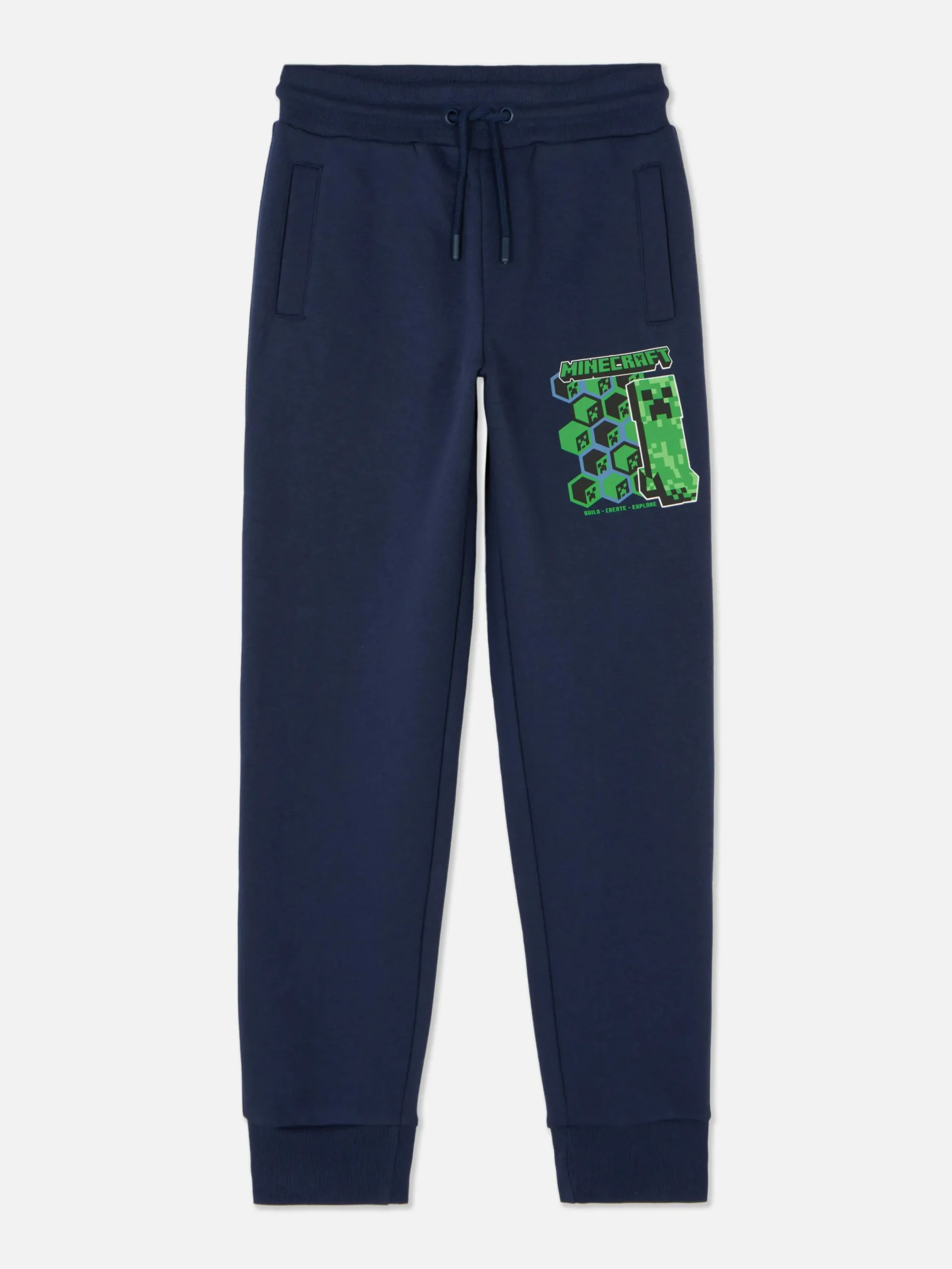 Jogginghosen|Primark „Minecraft“ Jogginghose Mit Kordelzug Marineblau