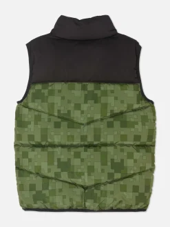 Jacken Und Mäntel|Primark „Minecraft“ Steppweste Mit Reißverschluss Khakifarben