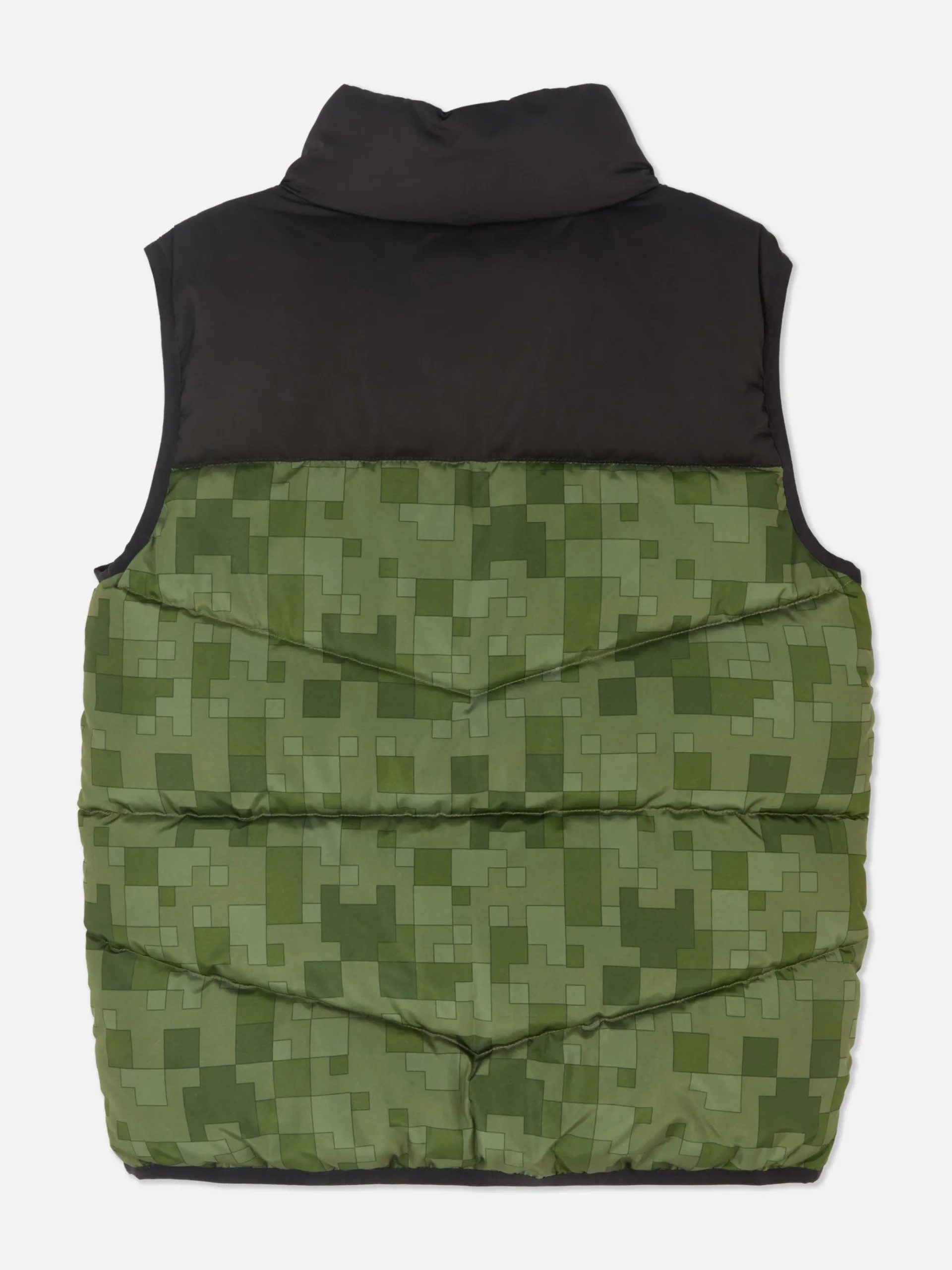 Jacken Und Mäntel|Primark „Minecraft“ Steppweste Mit Reißverschluss Khakifarben