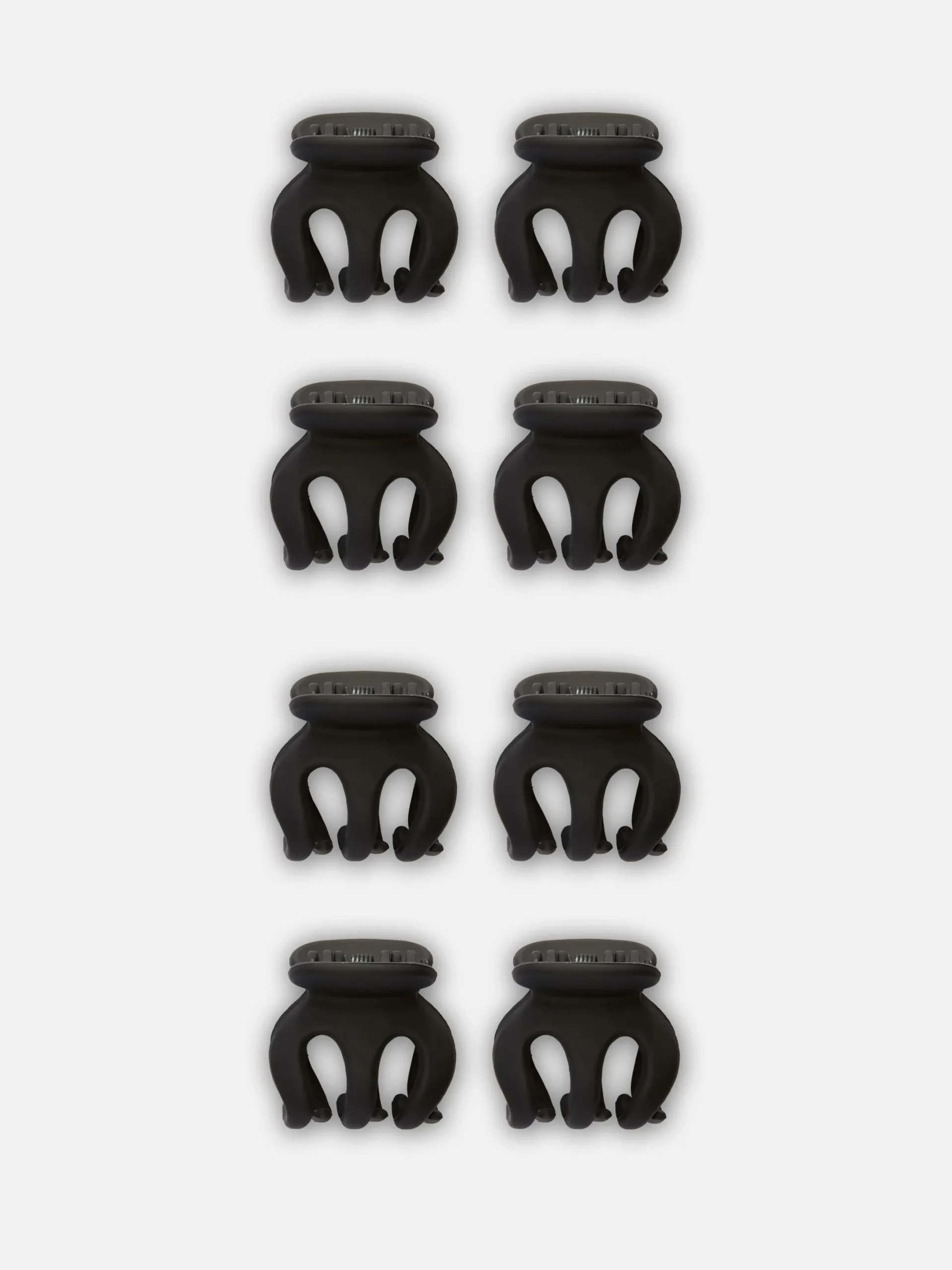 Haarschmuck|Primark Mini Flügel-Haarspangen, 8er-Pack Schwarz