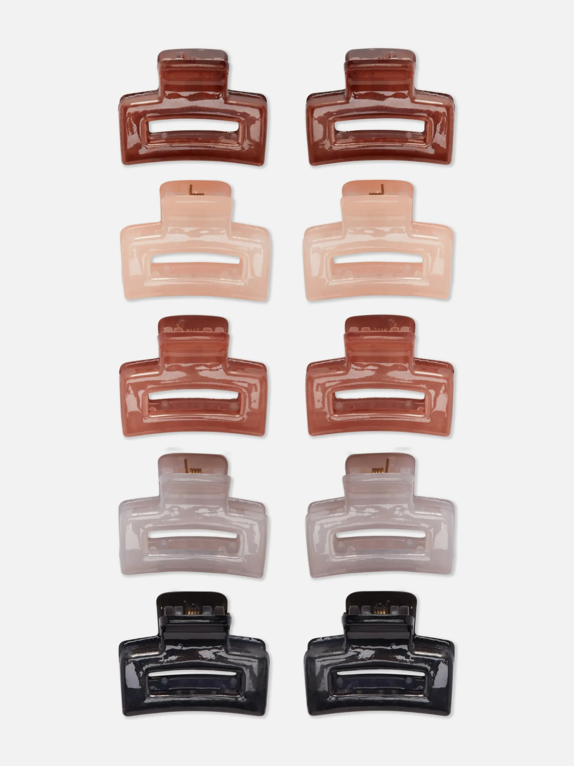 Haarschmuck|Primark Mini-Flügelklammern, 10er-Pack Multi