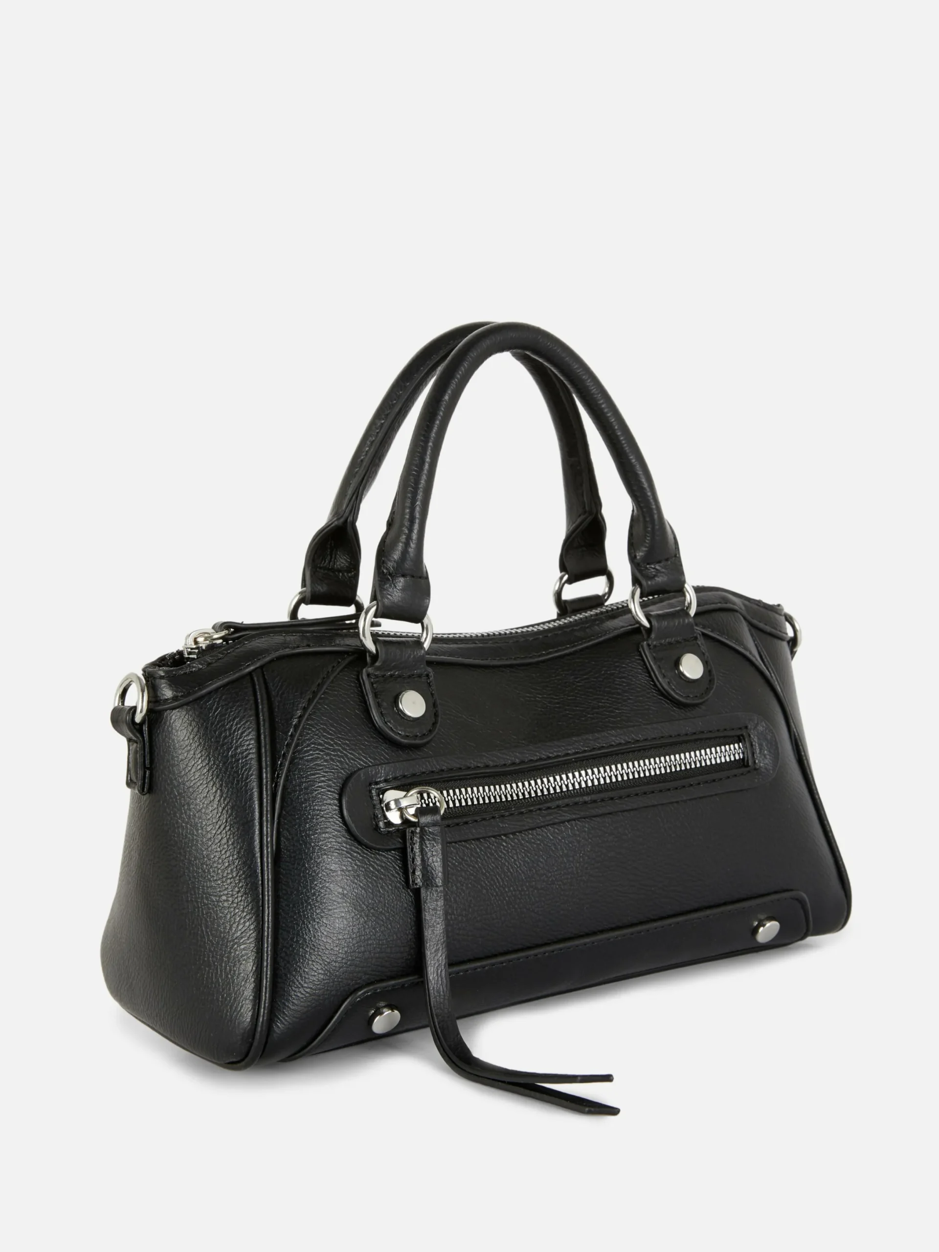 Taschen Und Portemonnaies|Primark Mini-Handtasche Aus Kunstleder Schwarz