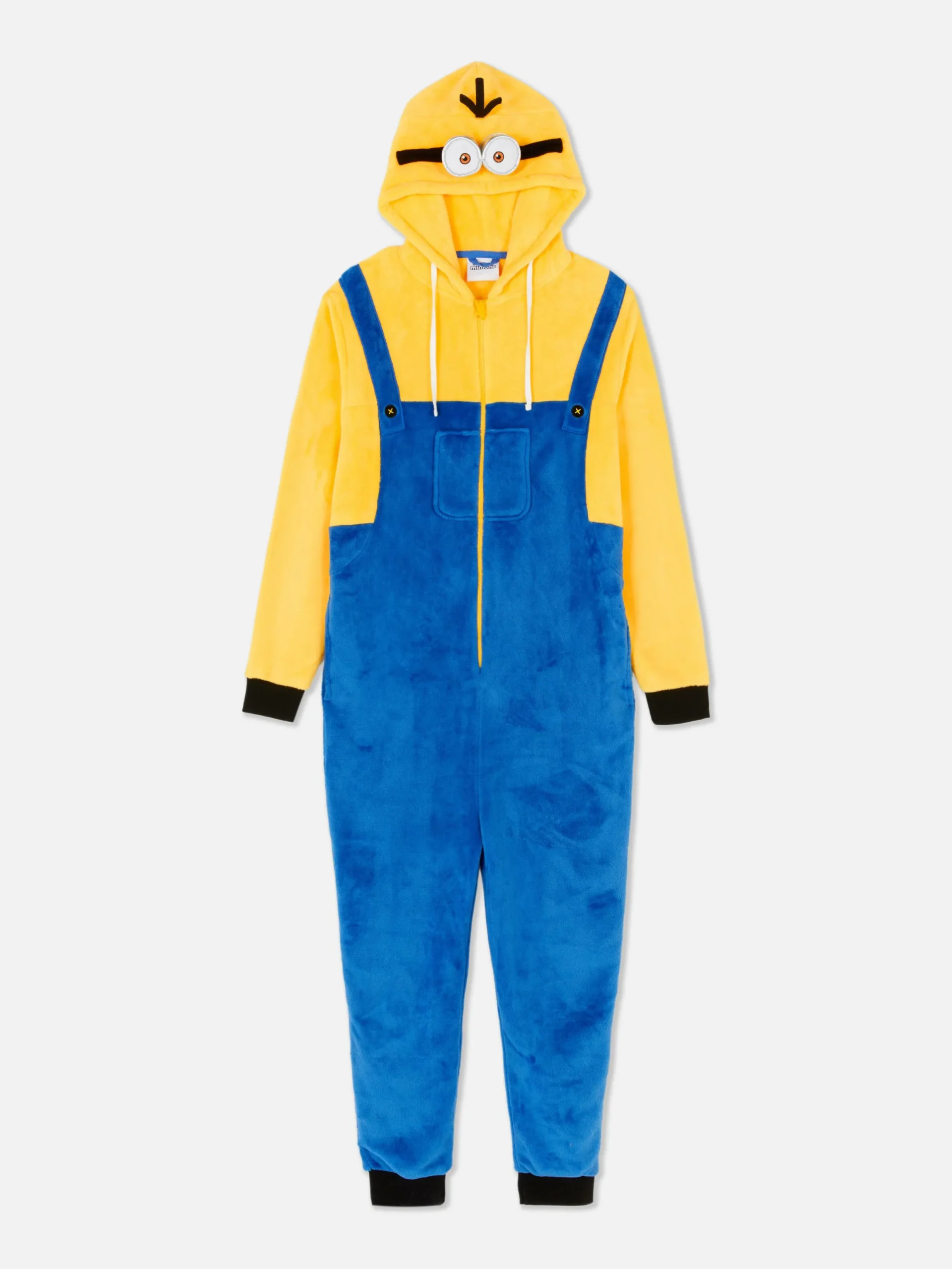 Schlafanzüge|Primark „Minions“ Einteiler Für Herren Gelb