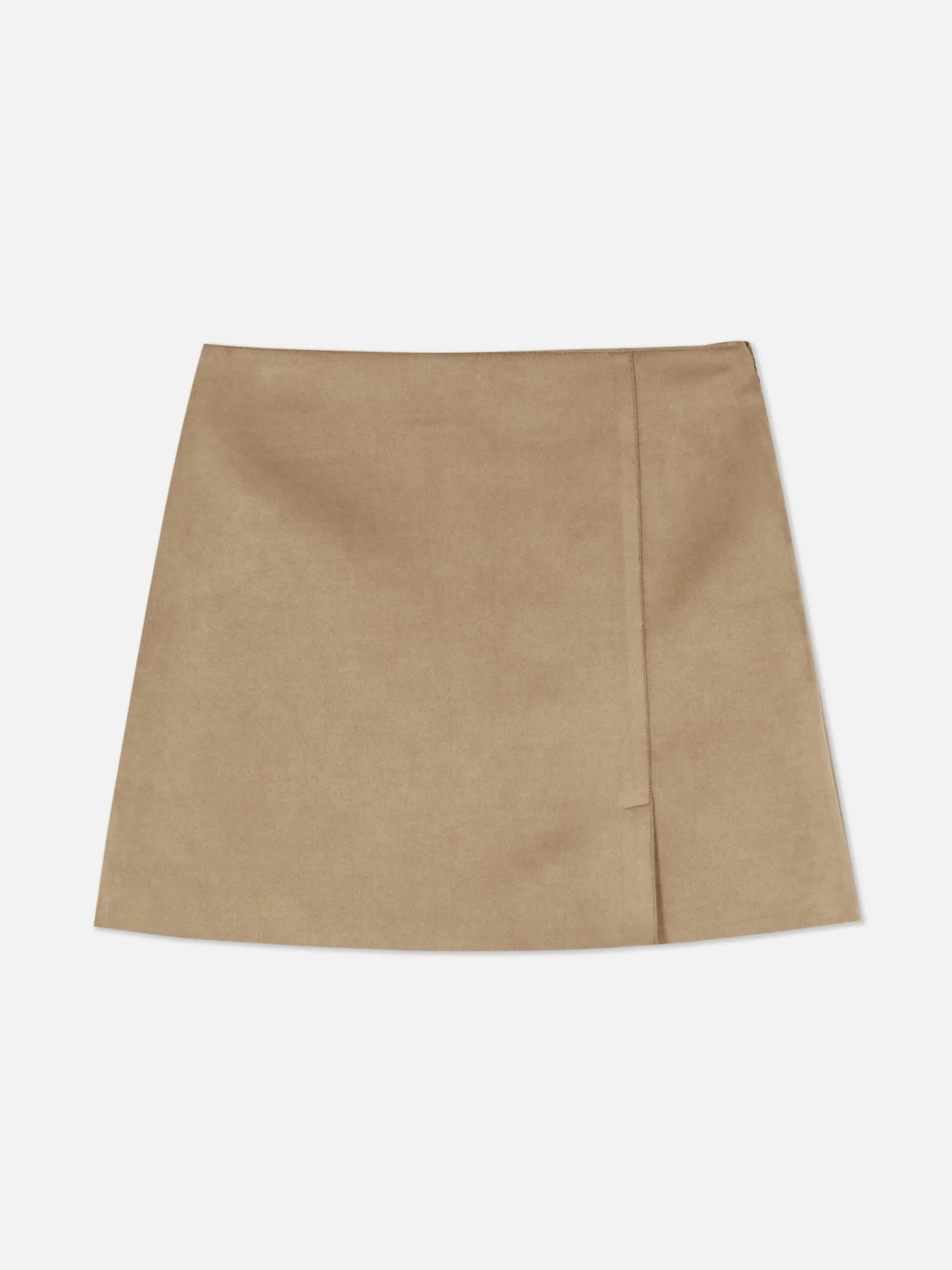 Röcke|Primark Minirock Aus Wildlederimitat Beige