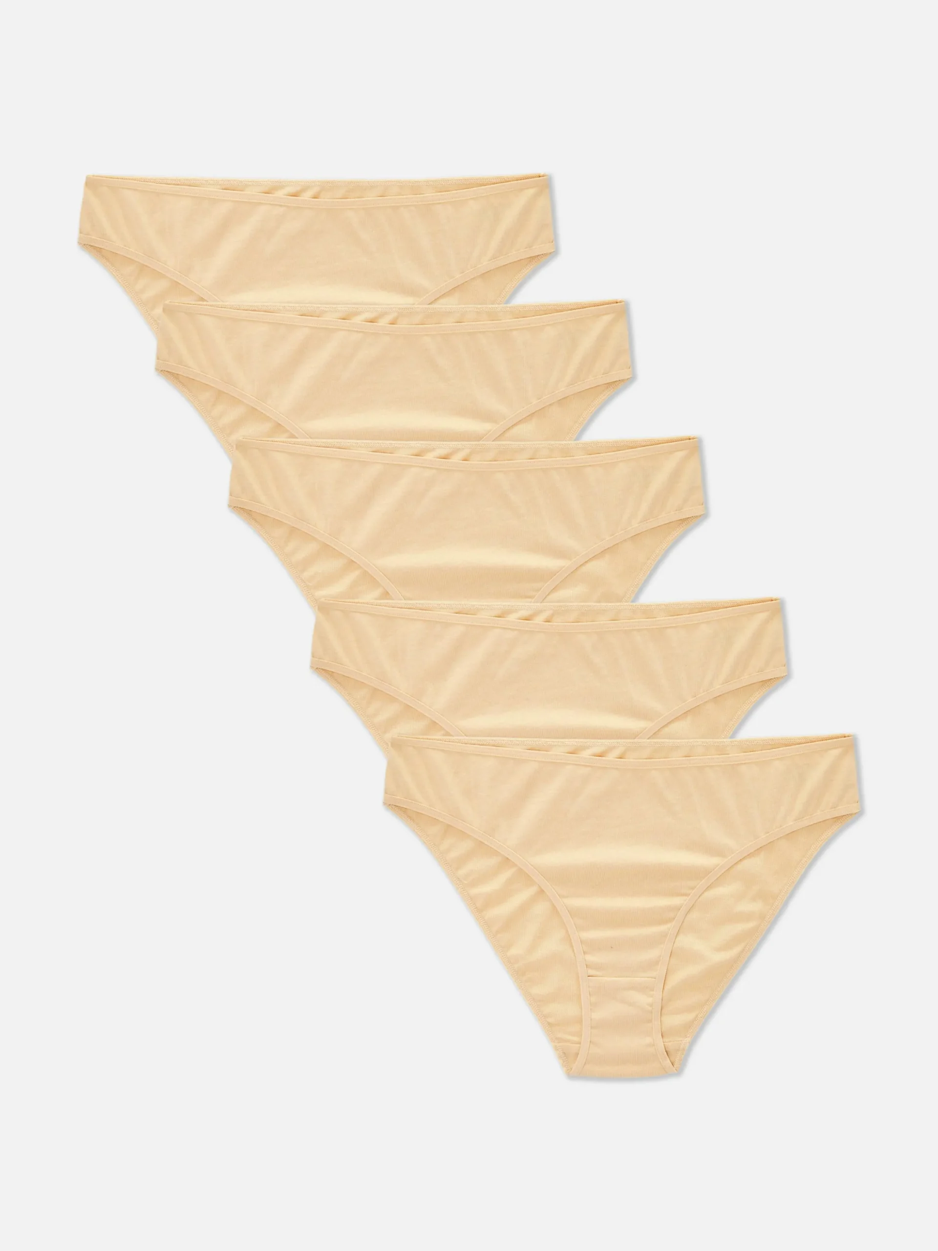 Slips|Primark Minislips, 5er-Pack Taupefarben