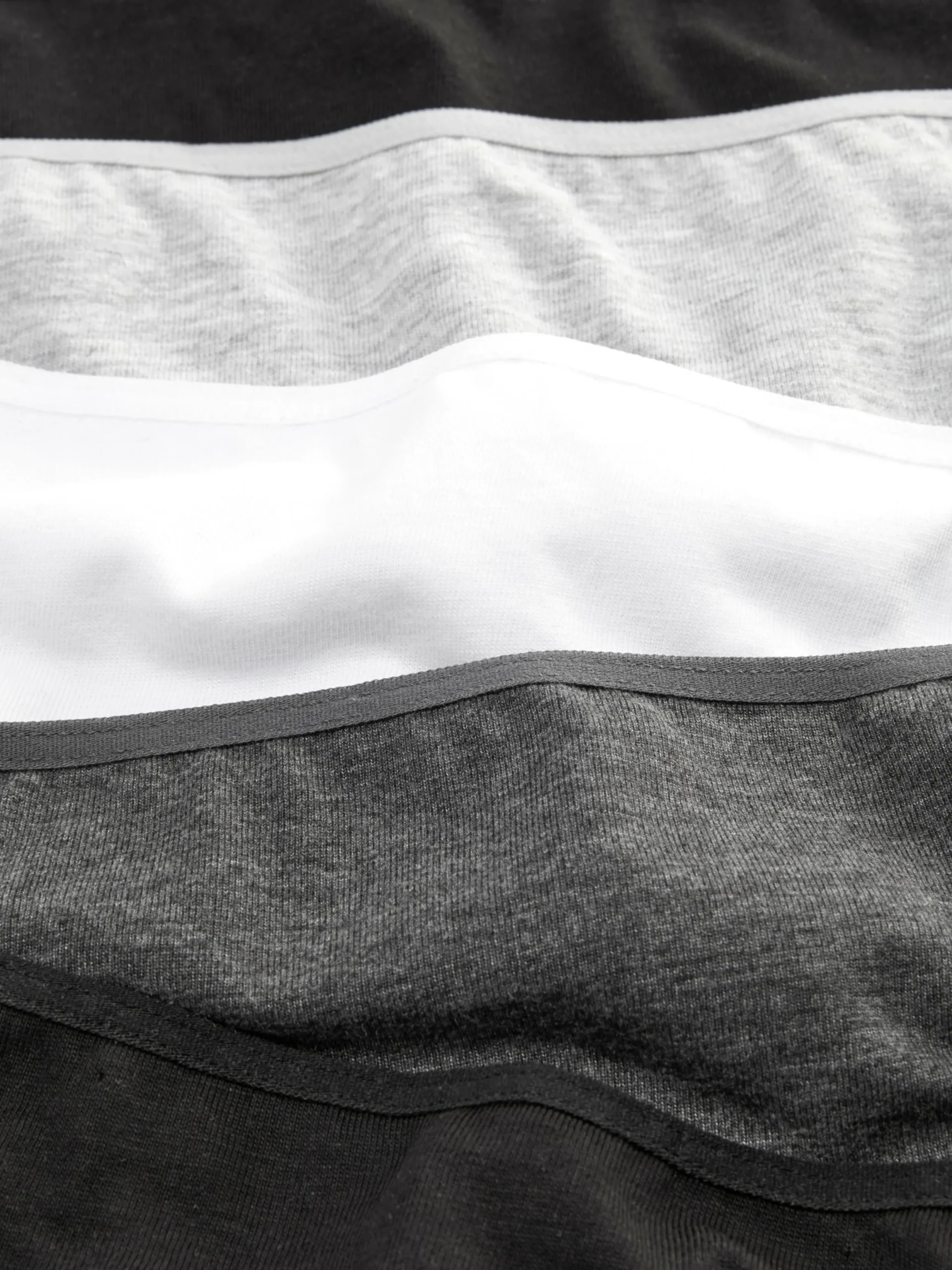 Slips|Primark Minislips, 5er-Pack Schwarz/Weiß