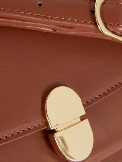Taschen Und Portemonnaies|Primark Mini-Umhängetasche Mit Schloss Braun