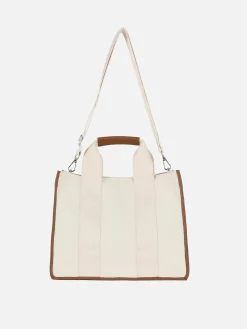 Taschen Und Portemonnaies|Primark Mittelgroße Tragetasche Aus Canvas Naturfarben