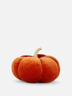 Halloween-Deko Und Süßigkeiten|Halloween Alle|Primark Mittelgroßer Plüsch-Deko-Kürbis Aus Samt Orange