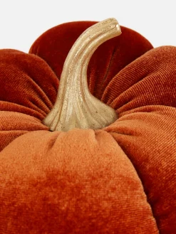 Halloween-Deko Und Süßigkeiten|Halloween Alle|Primark Mittelgroßer Plüsch-Deko-Kürbis Aus Samt Orange