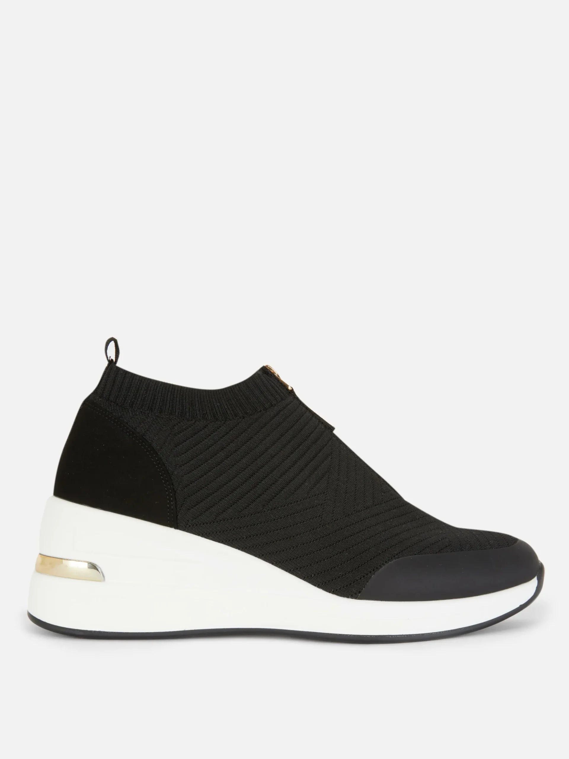 Sneakers|Primark Modische Sneaker Mit Keilabsatz Schwarz