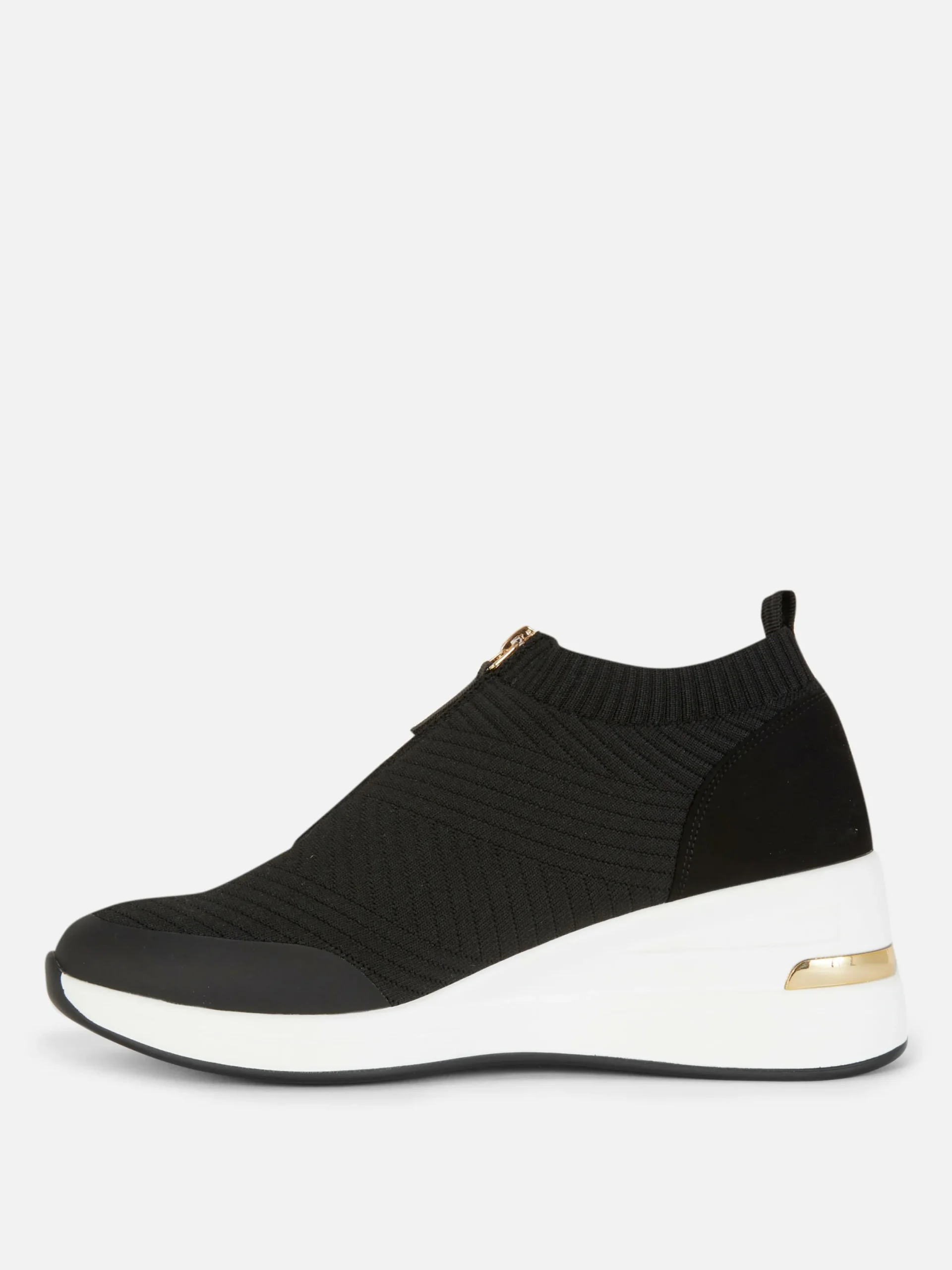 Sneakers|Primark Modische Sneaker Mit Keilabsatz Schwarz
