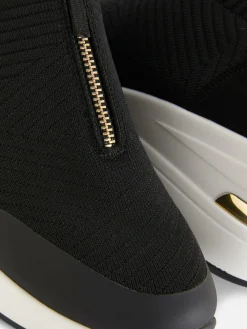 Sneakers|Primark Modische Sneaker Mit Keilabsatz Schwarz