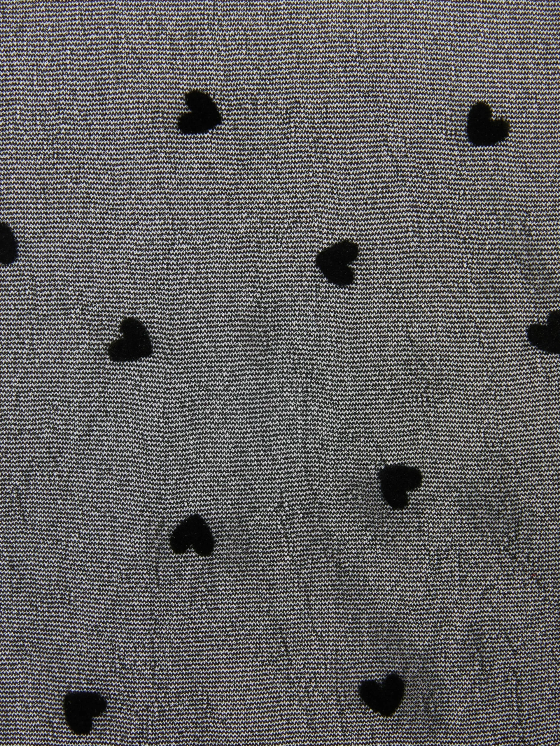 Strumpfhosen|Primark Modische Strumpfhose Mit Herzmuster Schwarz